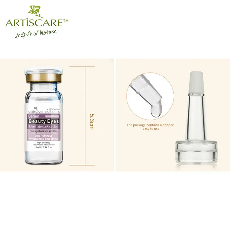 ARTISCARE Beauty Eyes Serum 10pcs for Anti Puffiness Dark Circles Fine Lines Removal Moisturizing Firming Eye Cream