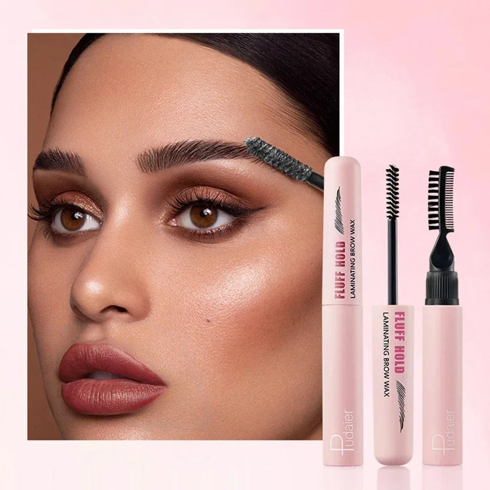 Double Head Eyebrow Soap Wax Eyebrow Styling Gel Waterproof Lasting 3D Feathery Wild Brow Styling Easy To Wear Makeup Eyebrows