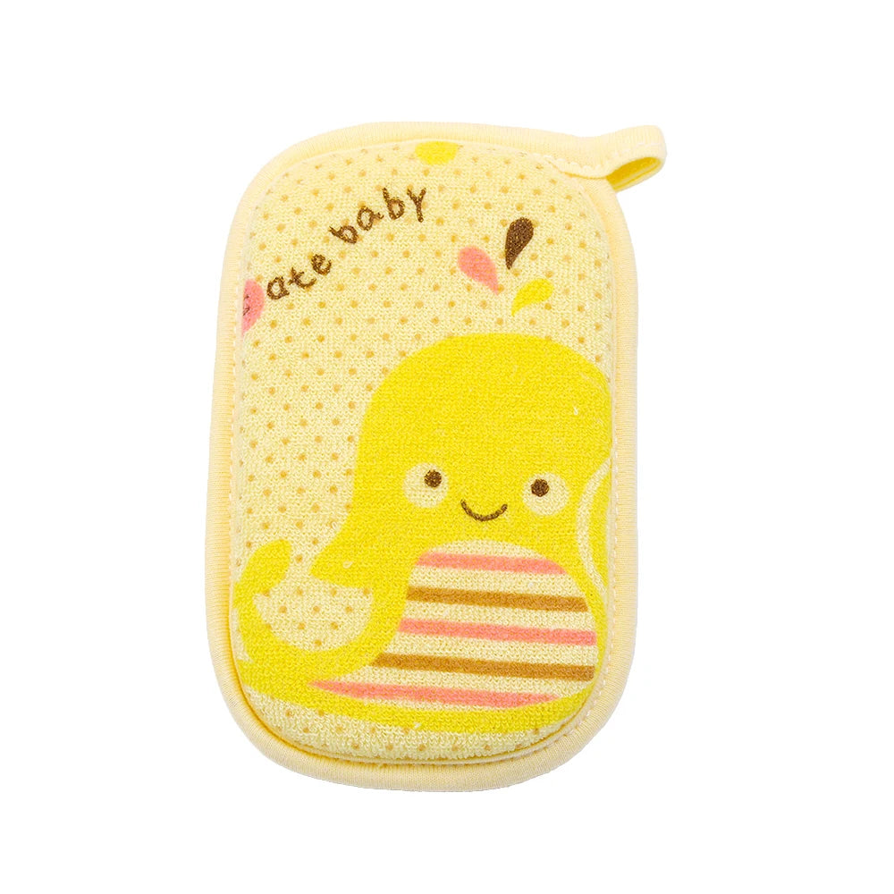 1 Piece Cartoon Animals Towel Fabric Baby Accessories Bath Brushes Soft Newborn Soft Cartoon Bear Children Infant Spong Enfant