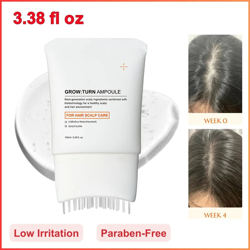 Hair Growth Serum Ampoule for Scalp Care – Anti-Hair Loss & Thinning Treatment, Nourishing & Strengthening Formula for Women and Men, Revitalizing Scalp Serum for Healthier, Fuller Hair, 100ml