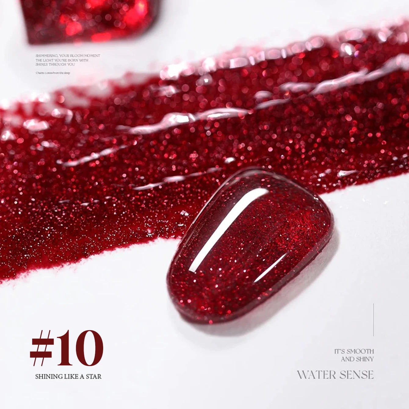 MIANEL 12ML Rock Sugar Crushed Diamond Gel Nail Polish Pink Glitter Nail Polish Top Selling Pink Nails Summer Nails 1-12pcs