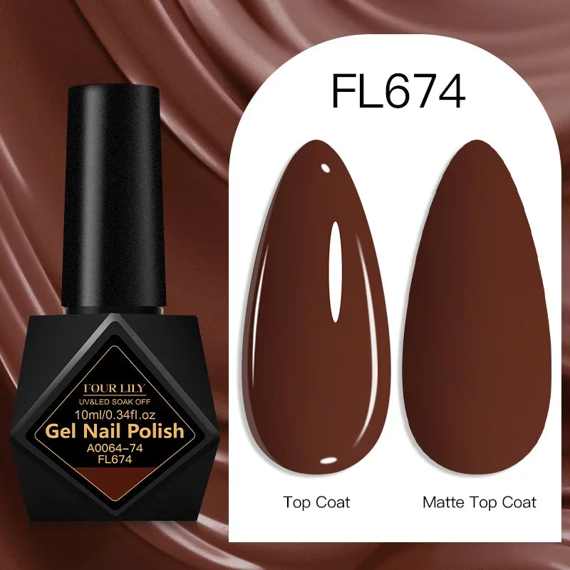 10ml Gel Nail Polish 162 Colors Nail Supplies Vernis Semi Permanent Nail Art Manicure Soak Off LED UV Gel Nail Varnishes Summer