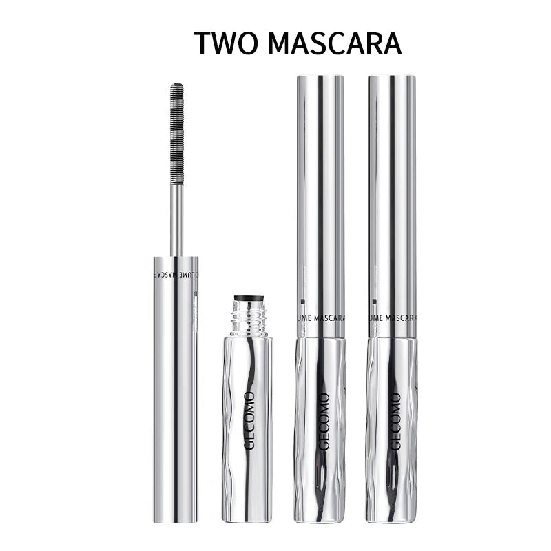 Long-lasting curling mascara Waterproof and sweat-proof Separates each lash Thick and voluminous Steel tube mascara