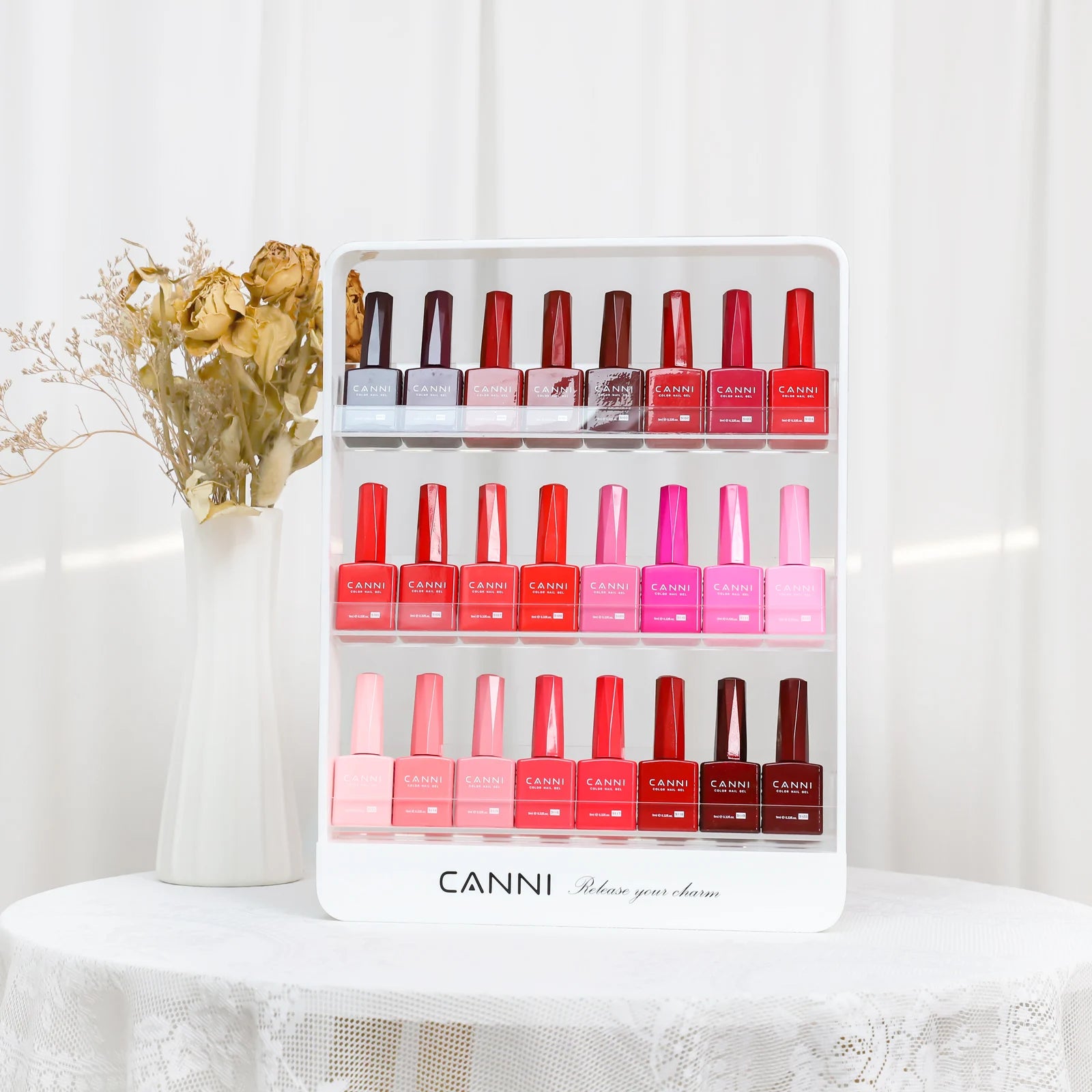 CANNI 9ML Kit Nail Gel Polish HEMA/TPO FREE Full Coverage 30pcs Color Gel Pigment Professional Nail Art Long-lasting Gel Varnish