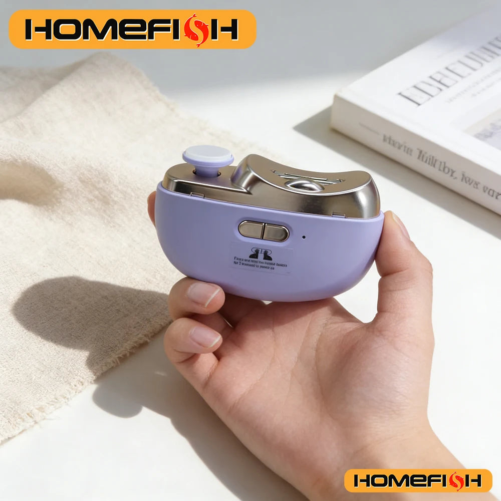 Automatic Electric Baby Nail Clipper - Anti-Splash Anti-Pinch Hand Nail Polisher