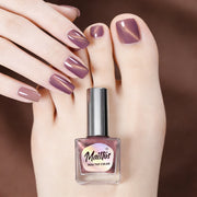 WA505 Viole - 12ml No-bake Cat's Eye Water-based Nail Polish, Oderless, With a Magnet, Dry Quickly, No Need UV Lamp, Easy to Tea