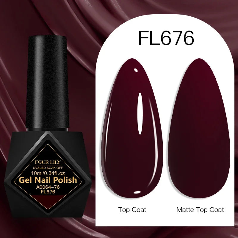 10ml Gel Nail Polish 162 Colors Nail Supplies Vernis Semi Permanent Nail Art Manicure Soak Off LED UV Gel Nail Varnishes Summer
