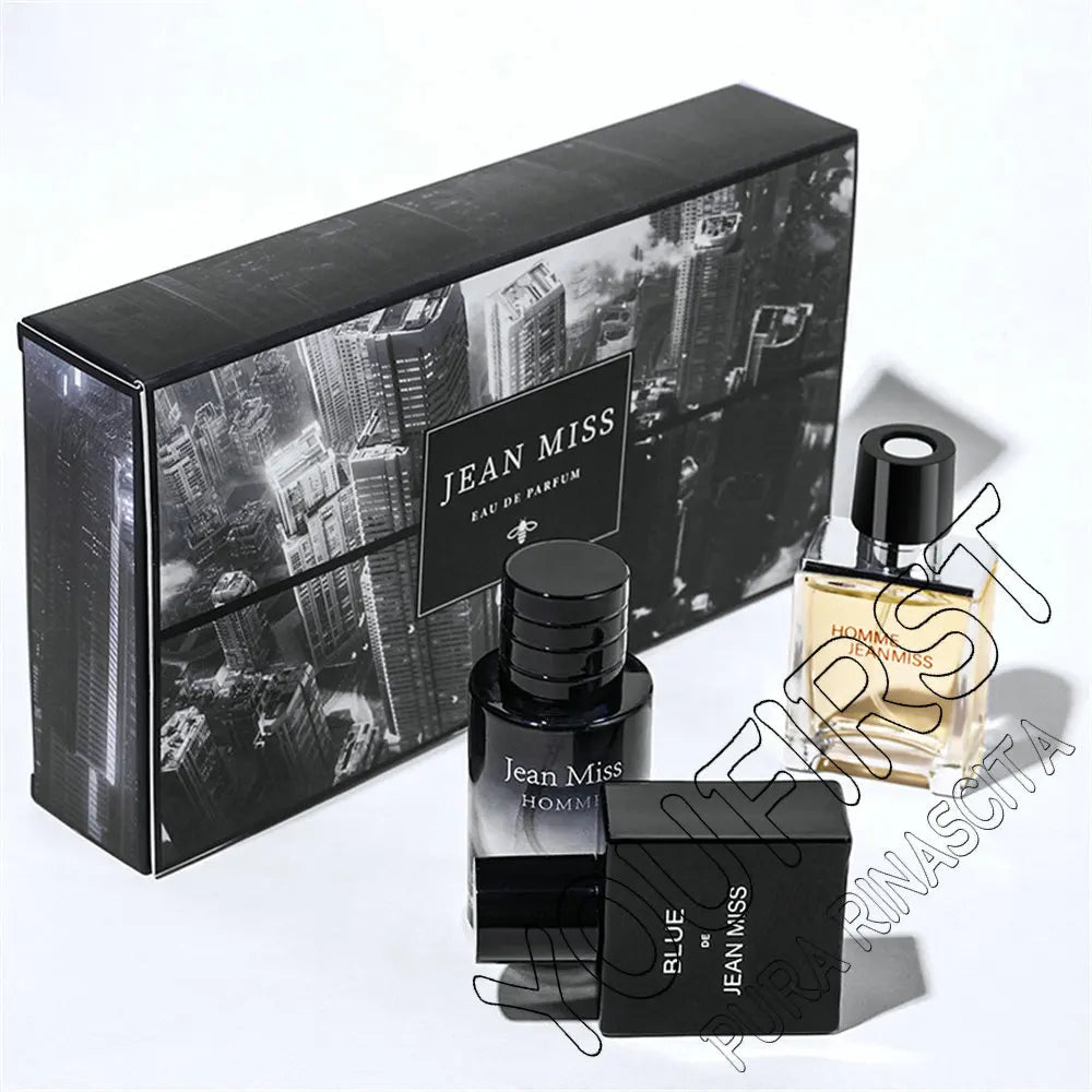 Men’s Perfume Gift Set – 3pcs Long-Lasting Fragrance Collection with Mixed Masculine Scents