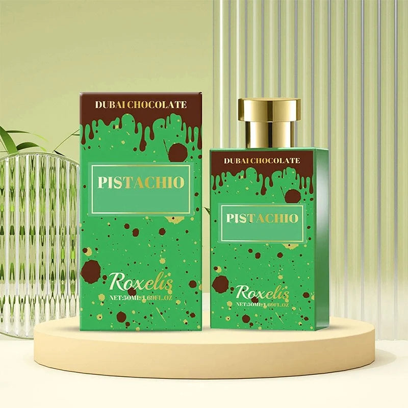 Dubai Pistachio Cocoa Kunafa Vanilla Perfume,Unisex Cuisine Fruity Notes Eau De Parfum,Chocolate Fragrance Spray,Fresh Scent