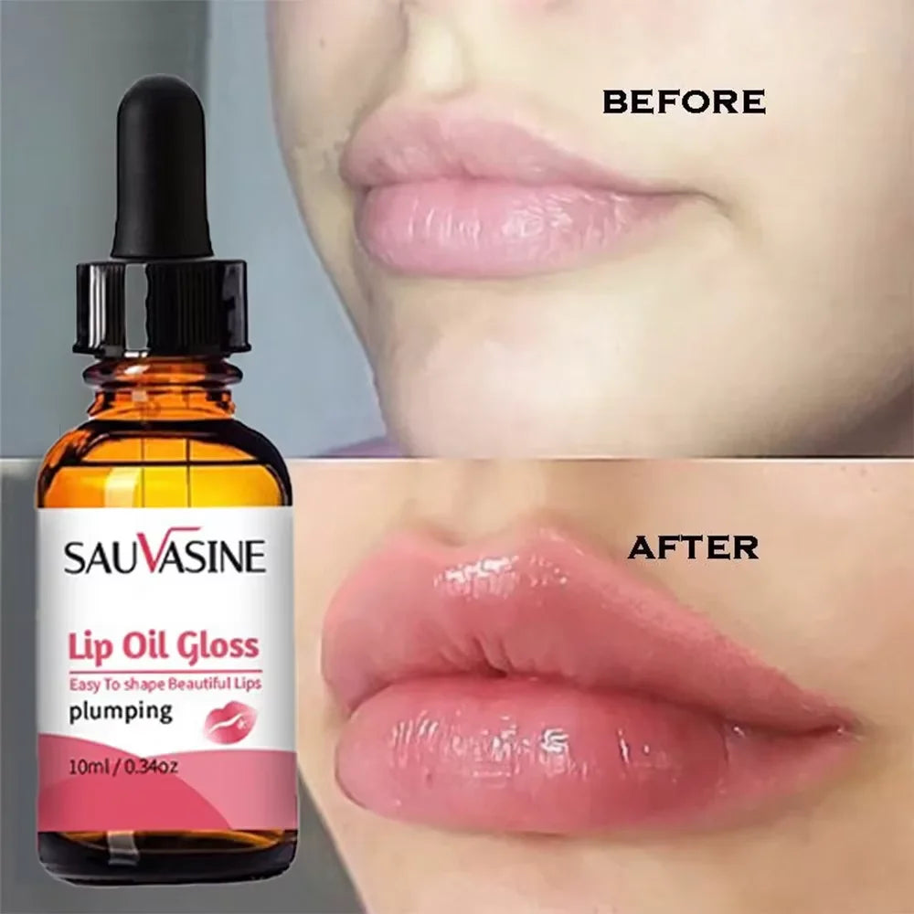 Instant Lip Plumper Serum Lip Plumping Oil Long Lasting Moisturizing Essence Removal Dead Skin Reduce Fine Lines Gloss Lip Care