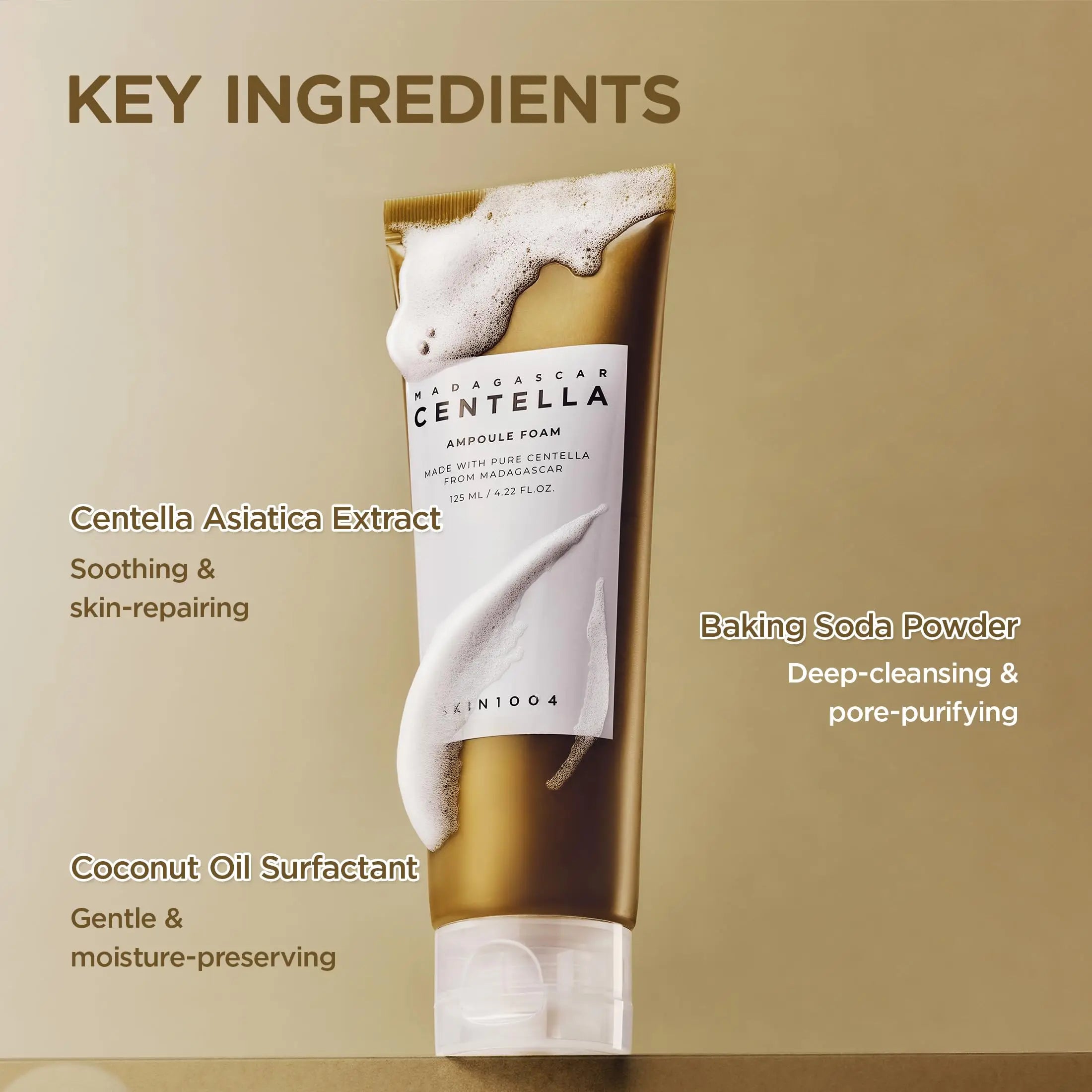 SKIN1004-Centella Foam Cleanser 125ml,korean skincare