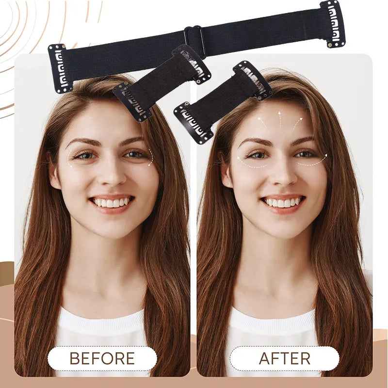 Clip In Elastic Hair Band for Facelift Invisible Anti Wrinkle Stretching Straps Belt Adjustable Face Tigntening Head Bands