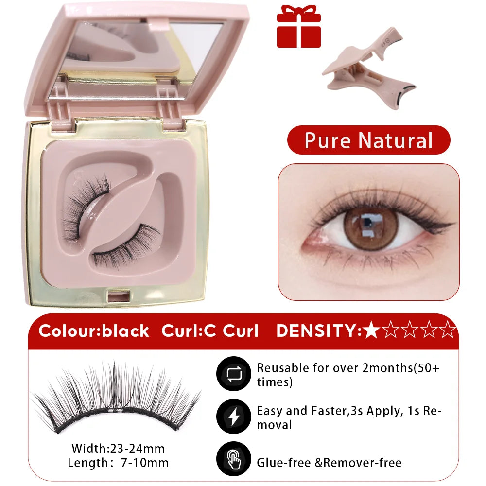 FindLove Soft Magnetic Lashes Rabbit Elf Magnetic Eyelash Extension Reusable Eyelashes Soft Magnetic False Eyelash Natural Lash