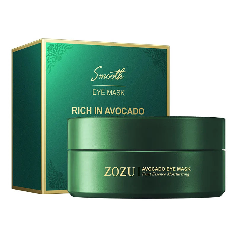 120 Pieces of Avocado Gold Collagen Eye Mask, Anti-Dark Circles, Anti-Eye Bags, Moisturizing and Firming Eye Patches, Skin Care Products
