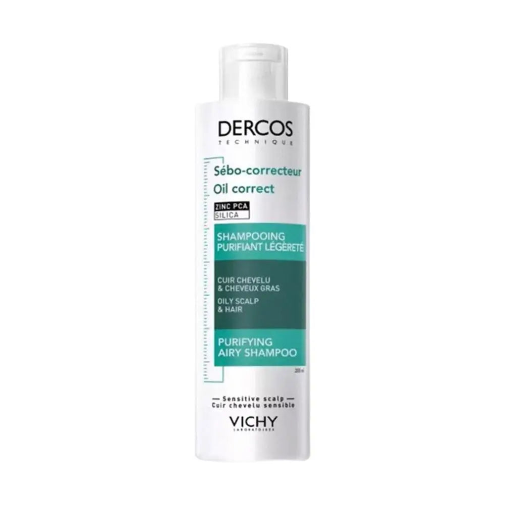 DERCOS Green Anti Itch Shampoo Oil Control Purifying Deep Cleansing Soothing Refreshing Fluffy Damaged Scalp Hair Repair Shampoo