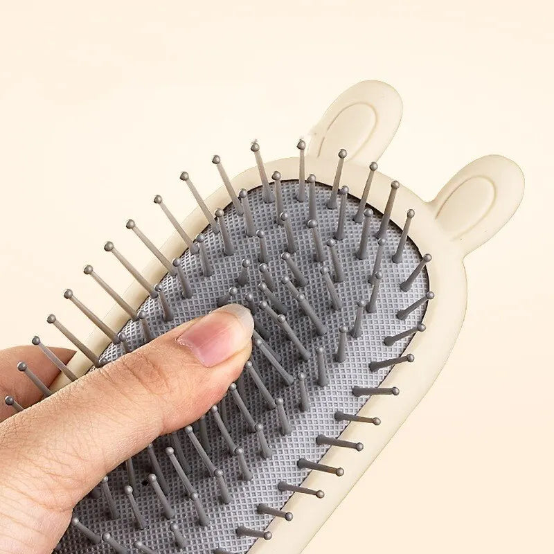 Cute Comb Anti Static Exhaust Air Cushion Comb Home Women Long Hair Curling Fluffy Air Bag Comb Head Massage Comb