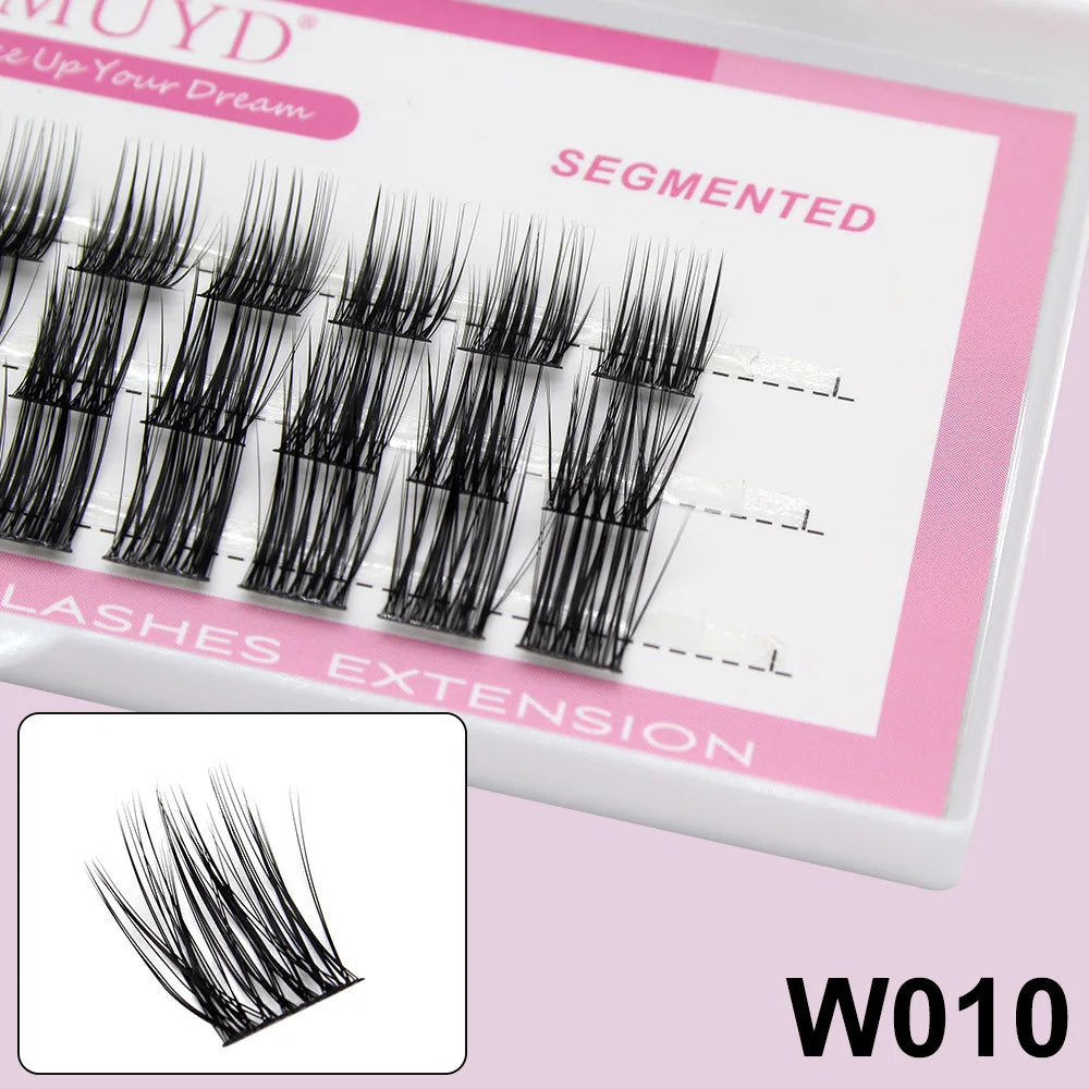 Russian Personal Eyelashes 3D Sexy Fluffy Single Cluster False Eyelashes Are Natural, Soft, And Easy To Operate Makeup Tools