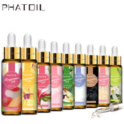 PHATOIL Coffee Coconut Vanilla Fragrance Essential Oil Diffuser 10ML with Dropper Aroma Oil White Musk Orchid Magnolia Marigold