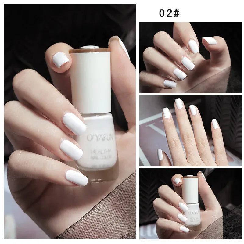 Matte Waterproof No-bake Nail Polish Nail Art Tearable Quick Dry Normal Without Lamp Nail Polish Glitter Sequins UV Varnish