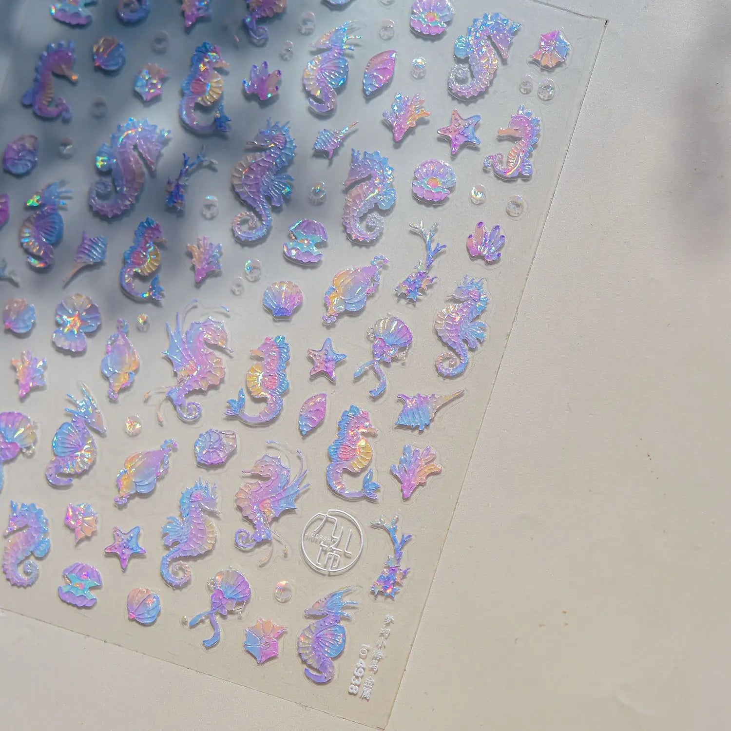 5D Rich Goldfish Nail Stickers Lotus Carp Ribbons Nail Art Appliqués Handmade Creative Nail Art Decorations