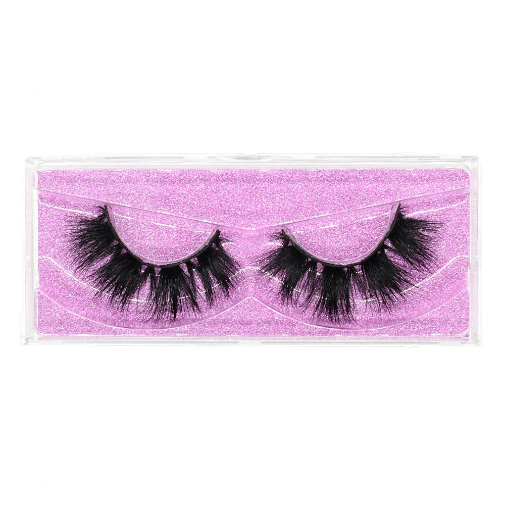 FOXESJI Makeup Eyelashes 3D Mink Lashes Natural Long Lasting Wispy Soft Eyelash Extension Fluffy Eye Lashes Mink False Eyelashes