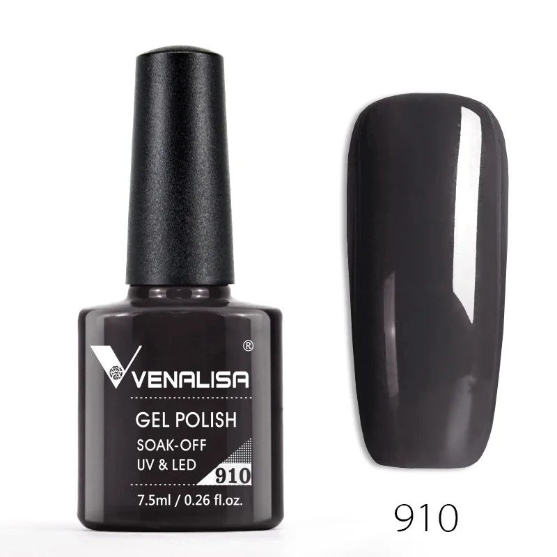 Venalisa 7.5ml Fashion Shiny Soak Off UV Gel Nail Gel Polish Cosmetics Nail Art Manicure Nails Gel Polish Tips Nail Varnish