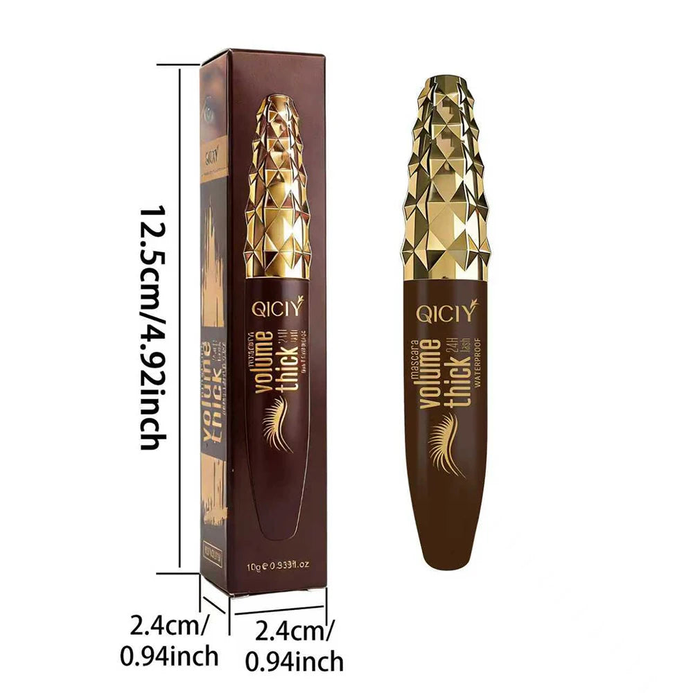 Waterproof Brown Mascara, Thick and Long-lasting, Not Prone To Smudging The Lashes