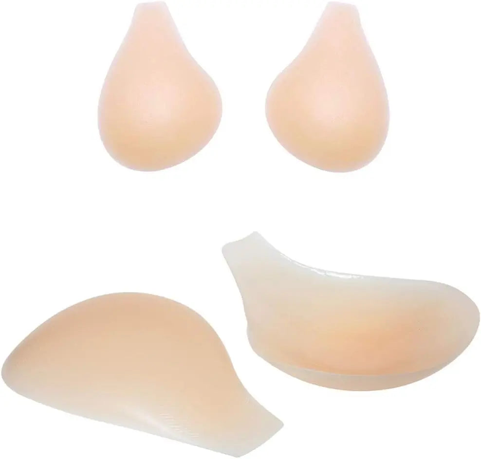 Breast Lift up Pasties Sticky Nipple Covers Reusable Strapless Invisible Silicone Adhesive Bra for Cups A B C D Nude