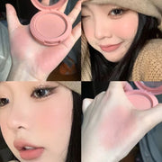 Herorange Serbuk Monokrom Kalis Air Panjang Tahan Lama Plat Peach Orange Kabus Lembut Matte Semulajadi Blush