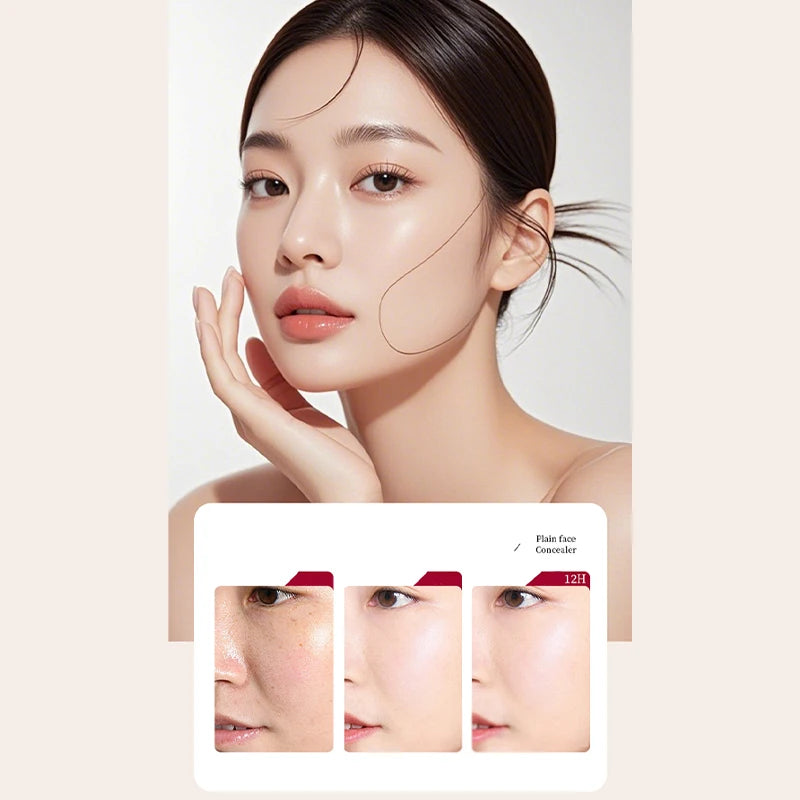 Rice Water Sensitive Isolation Natural Finish Cream,Face Brightening Primer Protective Tone-Up Base Makeup,Cover Pore Blemishes