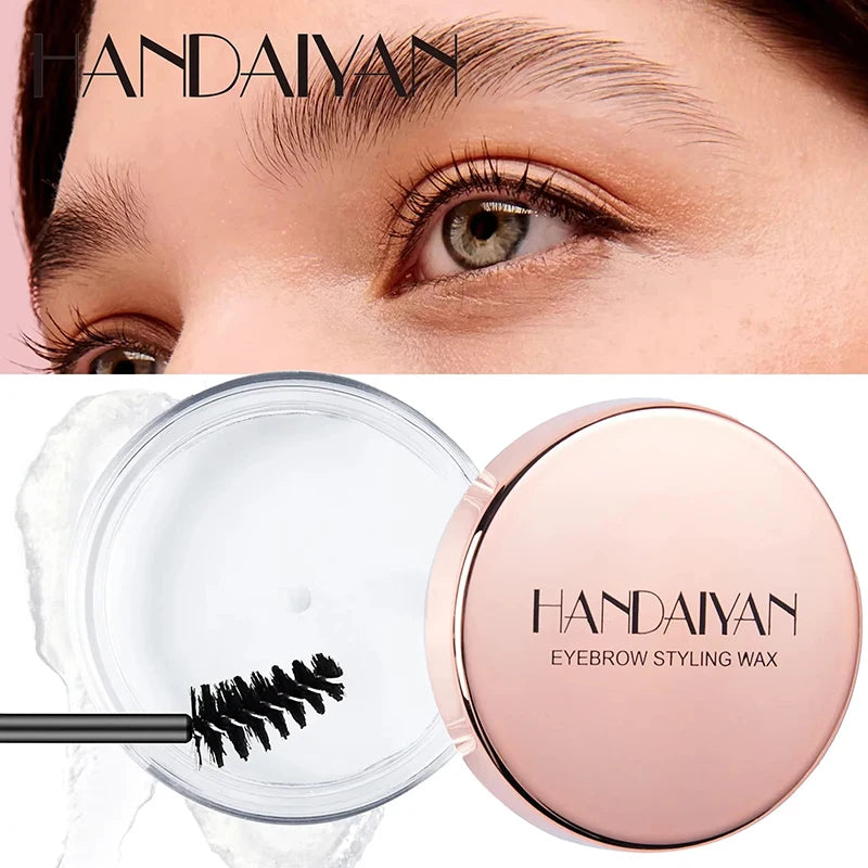 1PC Natural Colourless Styling Eyebrow Wax Relaxing Eyebrow Fixing Soap Transparent Long Lasting Plants Oil Eyebrow Defining Gel