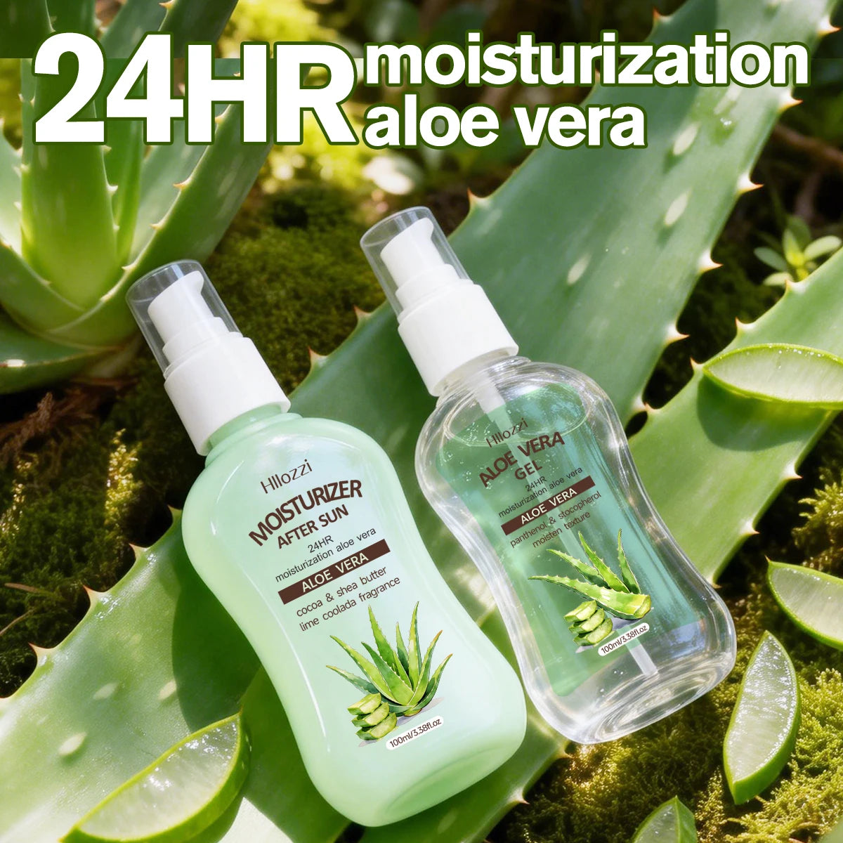 Aloe vera gel and cream are great for after-sun care and skin repair, and are suitable for application after outdoor activities.