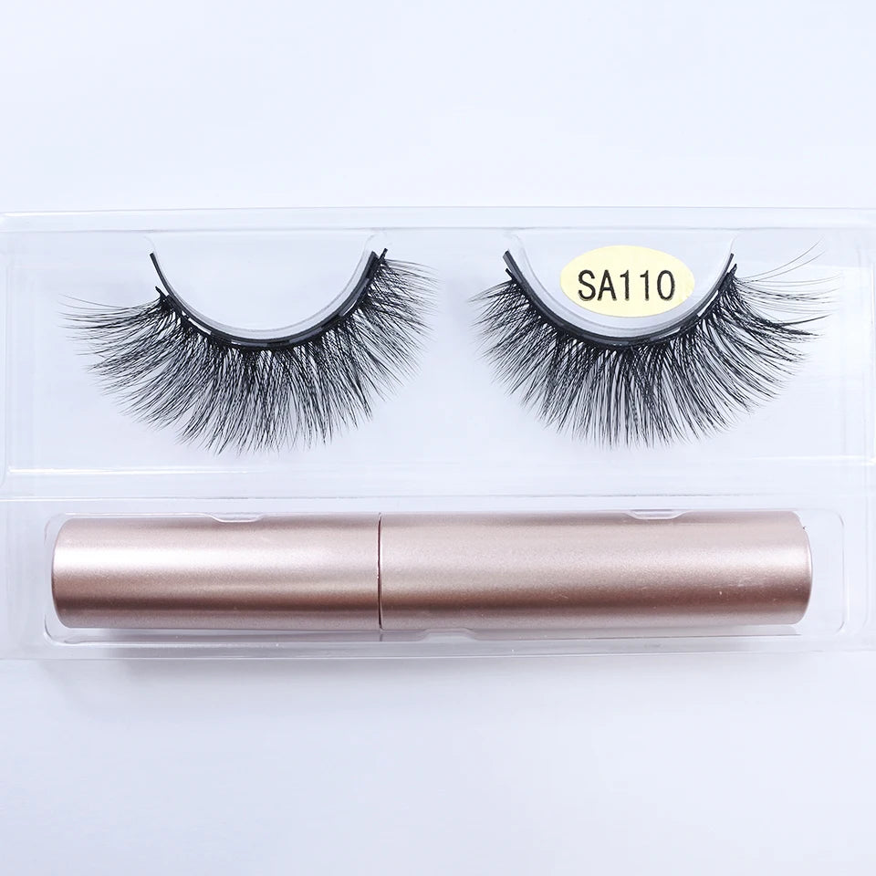 1/5 Pairs Magnetic Eyelashes Makeup False Lashes Bulk Items Wholesale Natural Magnetic Lashes Eyeliner Set