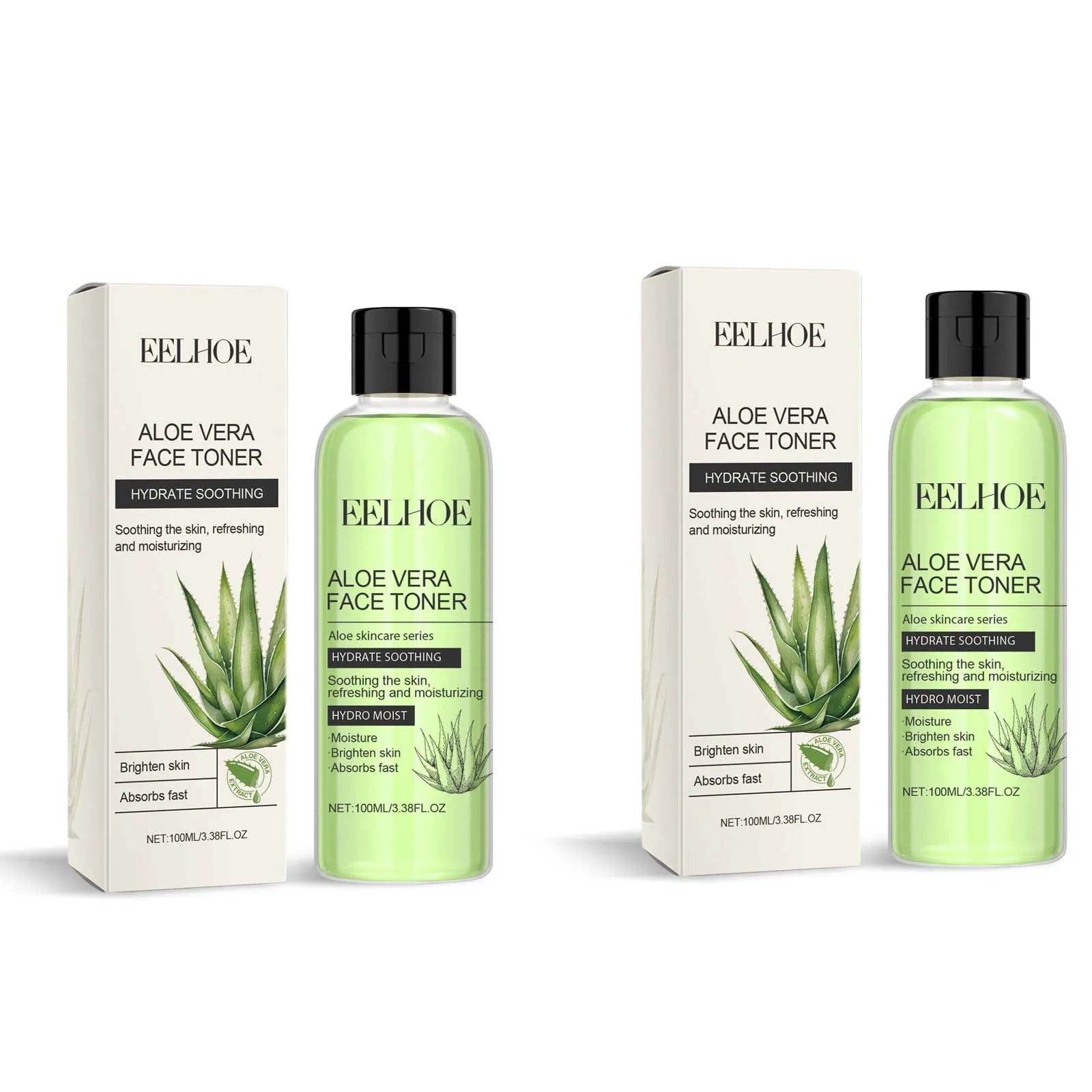 100ml Aloe Vera Toner Tonic Hydration Oil Control Refreshing Rejuvenation Smooth Facial Moisturizing Toner Serum Skin Care New