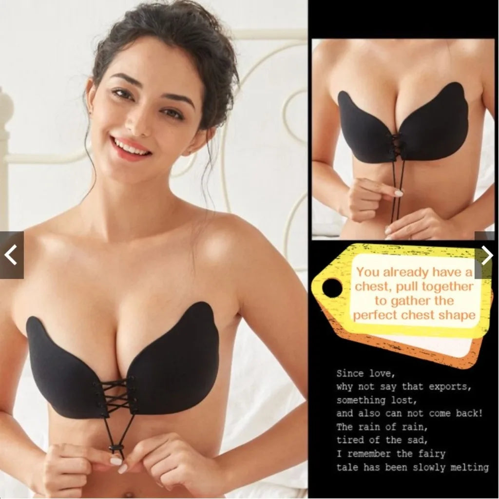 Silicon Adjustable Nipple Bra Tape Invisible Lift Push Up Bra Breathable Adhesive Reusable Breast Pad Bra