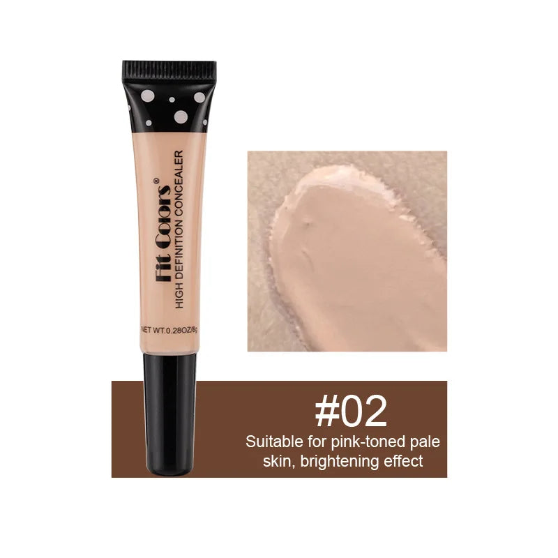Concealer for Dark Skin Under Eye Corrector Waterproof Concealer Blemish Cover Contour Corrector Tube Concealer Melanin Makeup