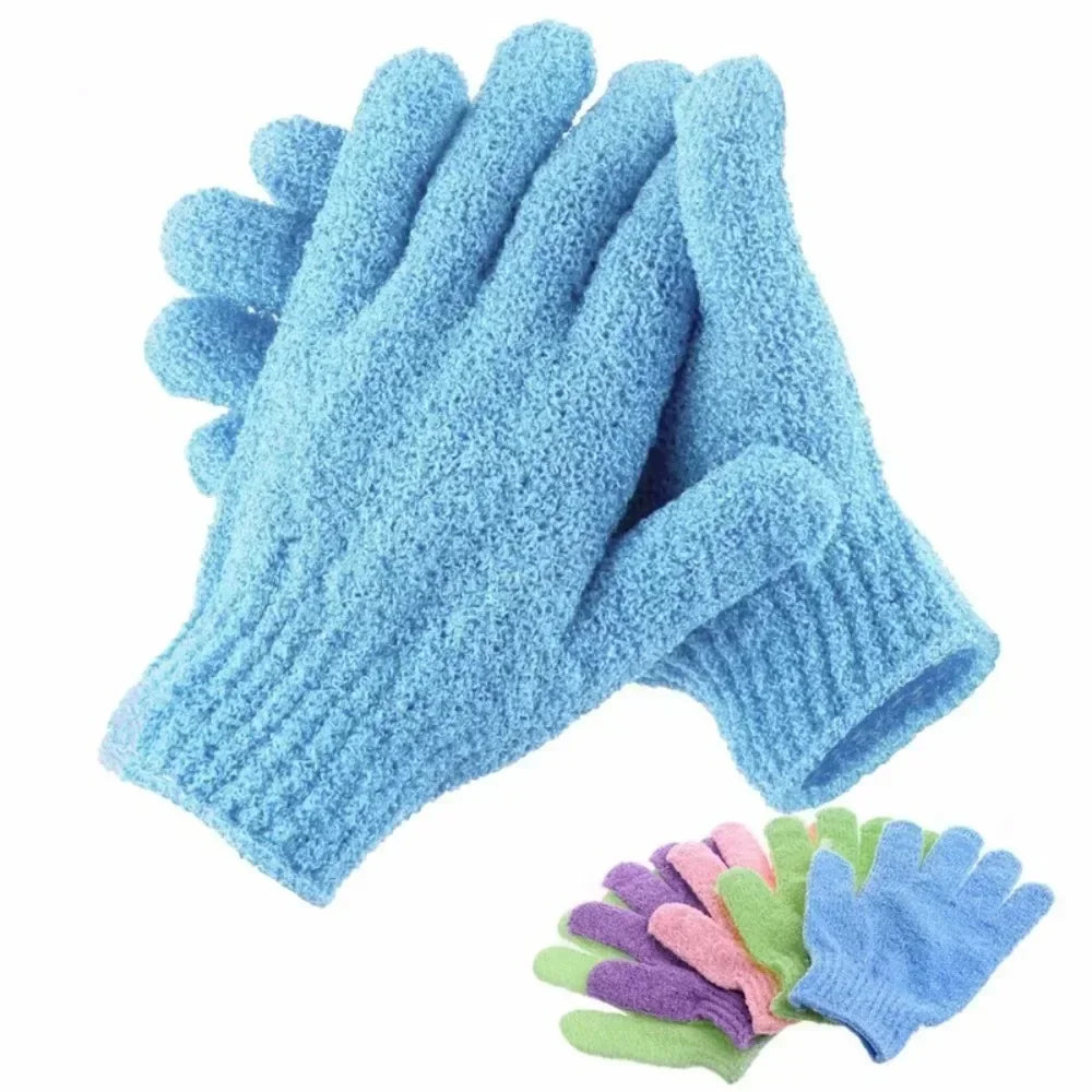 1pc Bath Glove Shower Body Deep Cleaning Peeling Exfoliating Bast Wisp Massage Moisturizing Sponge Skin Washcloth Bath Body Wash