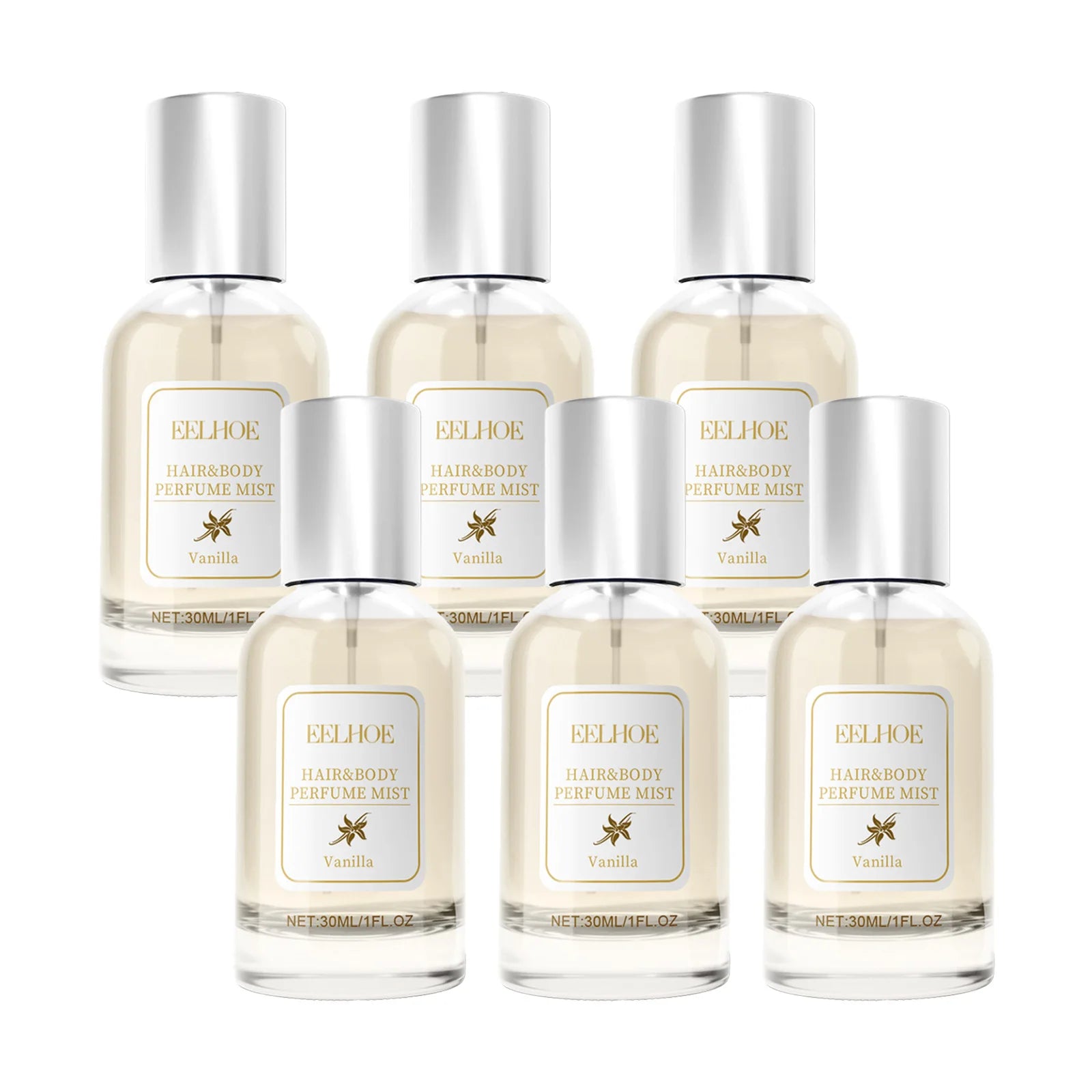 EELHOE 30ml Vanilla Body Perfume Mist Fresh Natural Romantic Scent Lasting Pheromone Comforting Body Hair Eau De Parfum Spray