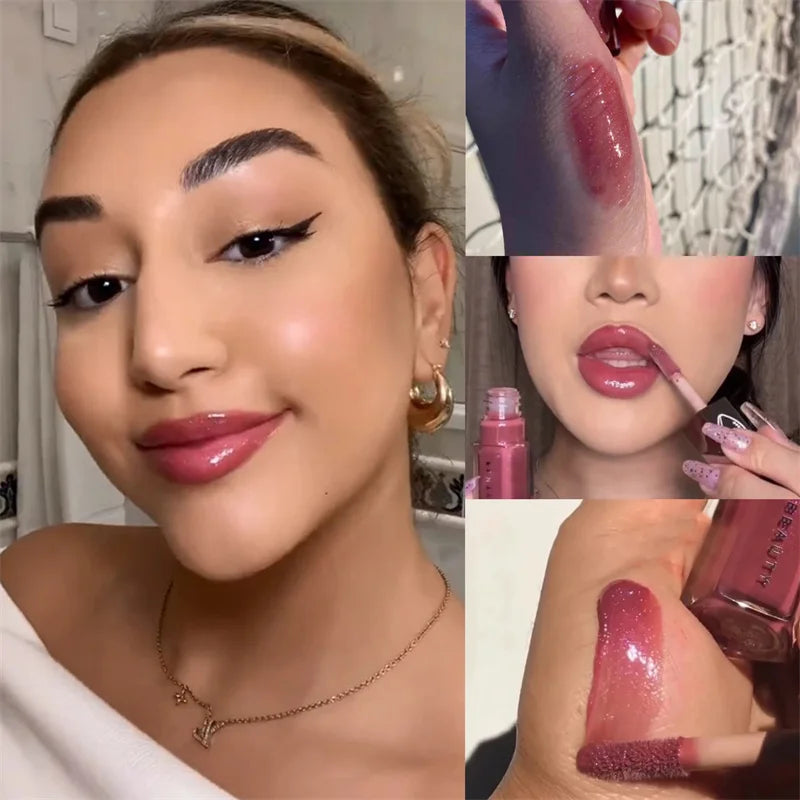 Fashion Fenty Beauty 9 Colors Lip Gloss Waterproof Liquid Lipstick Nude Pink Lips Tint Makeup Moisturizing Lip Glaze Cosmetics