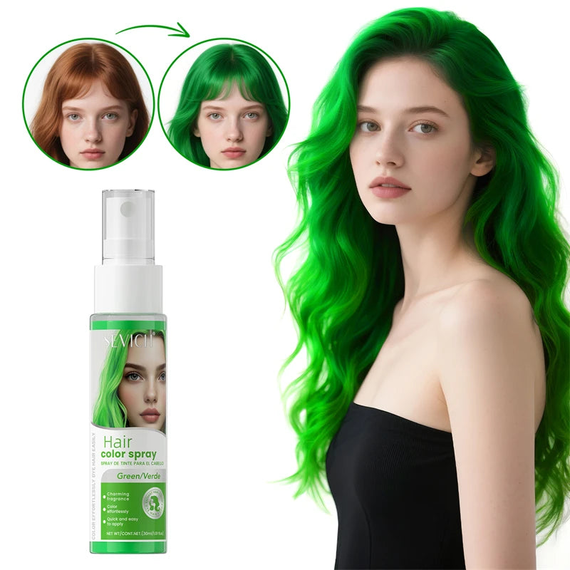 8 Colors Temporary Hair Color Spray For Men Women Children One-Time Party Hair Styling Spray Instant Hair Salon Hair Colour Dye