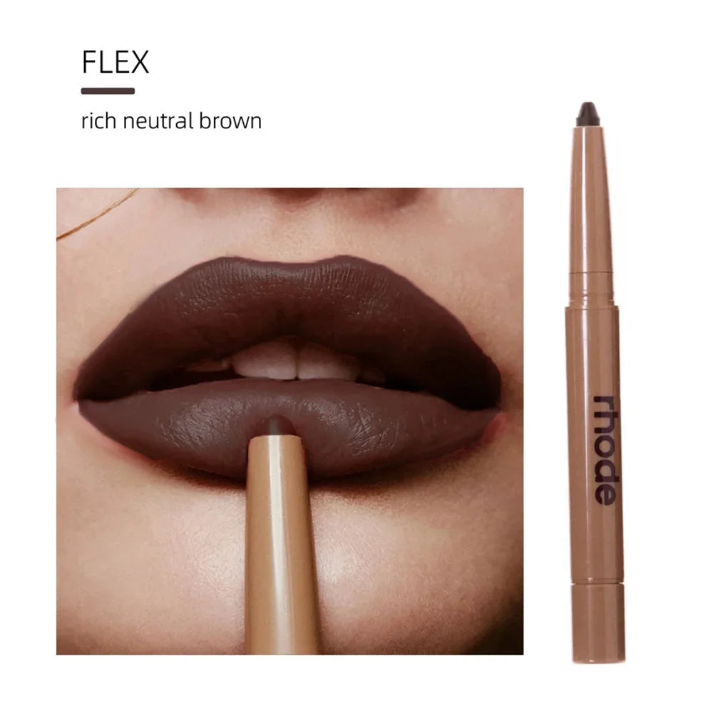 Skin Peptide Lip Shape Pen Lip Liner Long Lasting Lip Tint Pencil Pen Makeup Lipstick Powder Blusher Gloss Rouge Makeup Lipliner