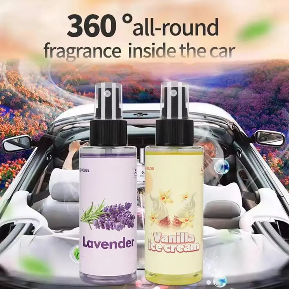 Car Air Freshener Spray Car Fragrance Long Lasting Light Strawberry/cherry/cake Scent Fresh Perfume Car Interior Deodorant Spray