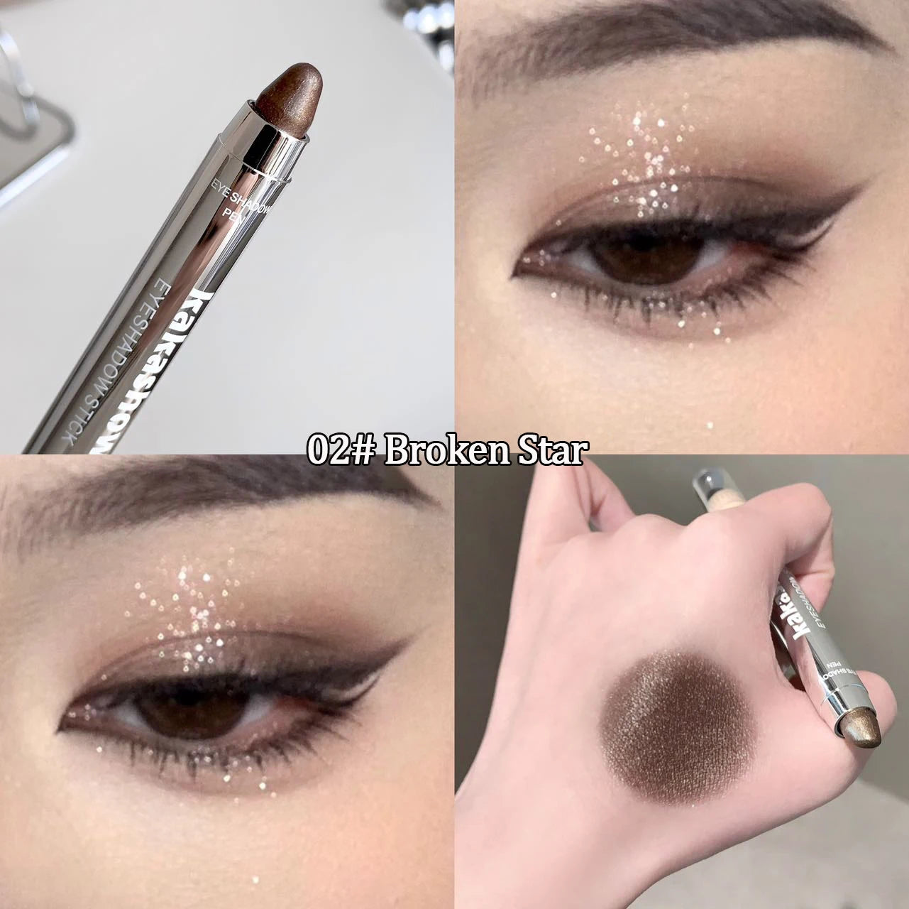 Velvet Red Eyeshadow Stick Pearlescent Matte Brightening Glitter White Orange Lying Silkworm Eye Head Highlighter Pencil Crayon
