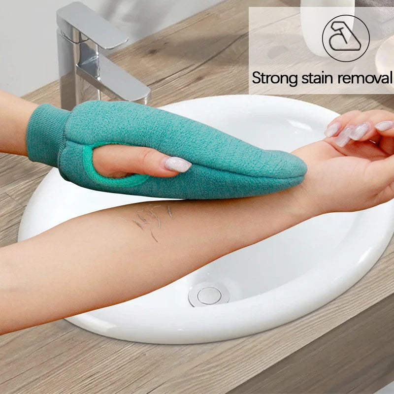 Shower Exfoliating Gloves Peeling Mitten Bath Towel Northeast Dead Skin Scrubber Body Peeling Korean Pad Exfoliating Glove Scrub