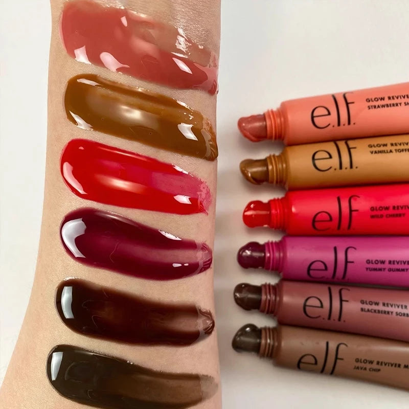 Elf Winter Lip Care Lip Balm Non-Sticky High-Shine Vitamin E Infused Hydrating Sheer Color Vegan Cruelty-Free for Daily Wear