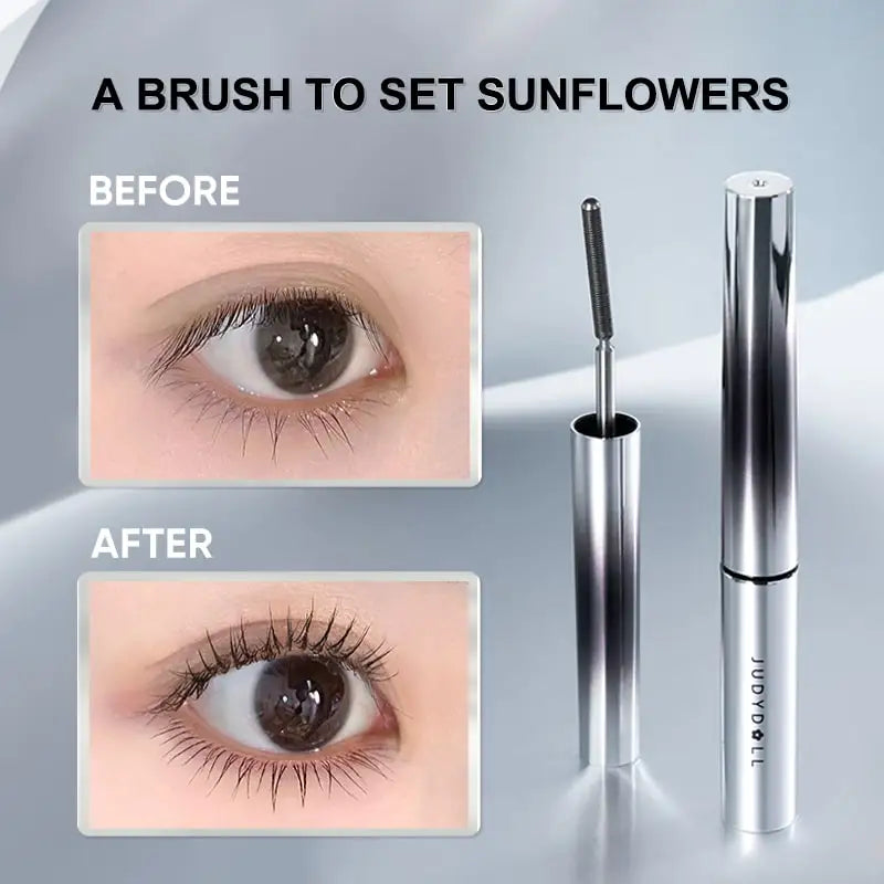 Judydoll 3D Curling Eyelash Iron Mascara, Black & Brown, Curling & Lengthening, Long-Lasting Formula, Waterproof, Smudge-Proof