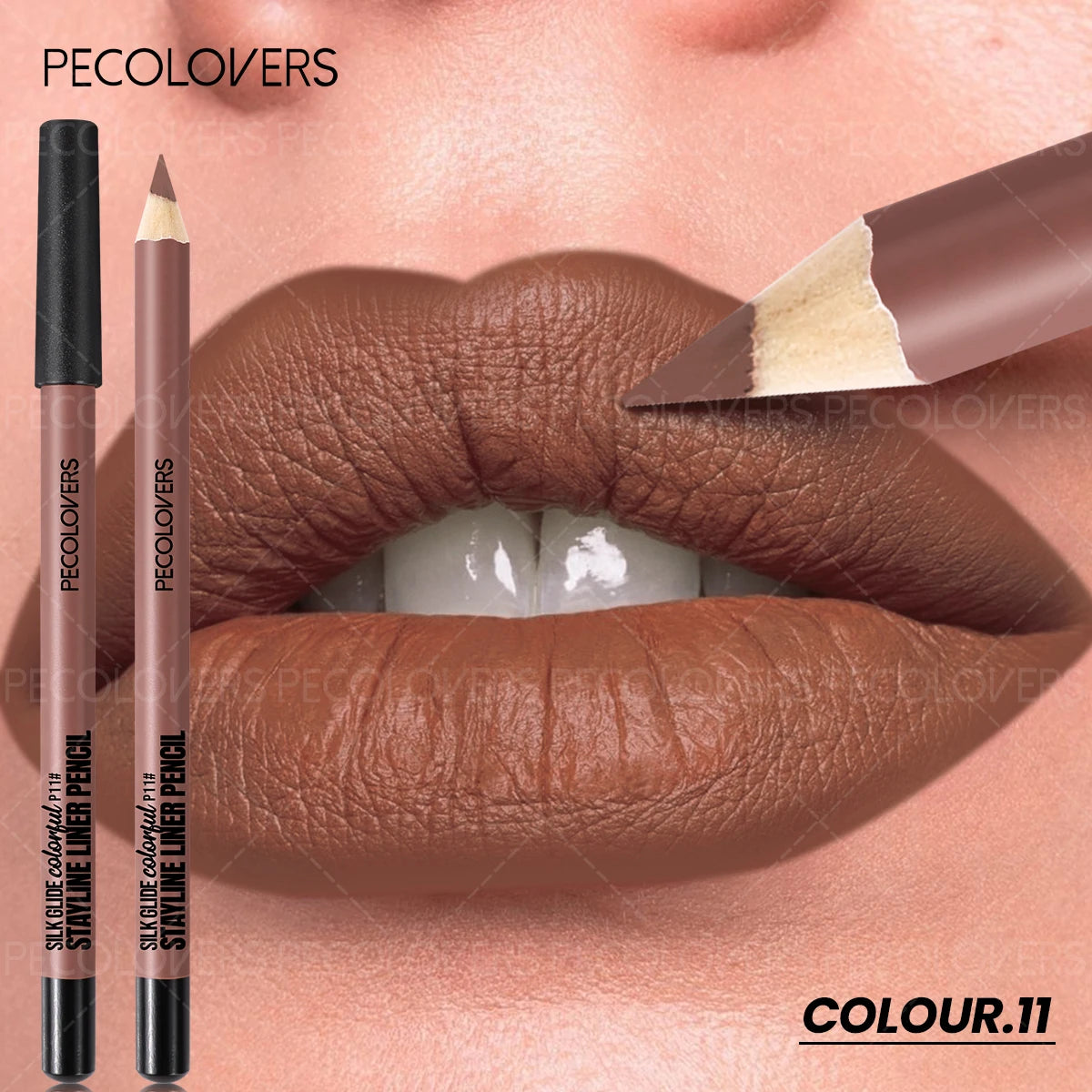 1PC Matte Lipliner, Second Back Lip Contour, Plump and Charming Lips, Non Drying, Waterproof, Lip Cosmetics,
