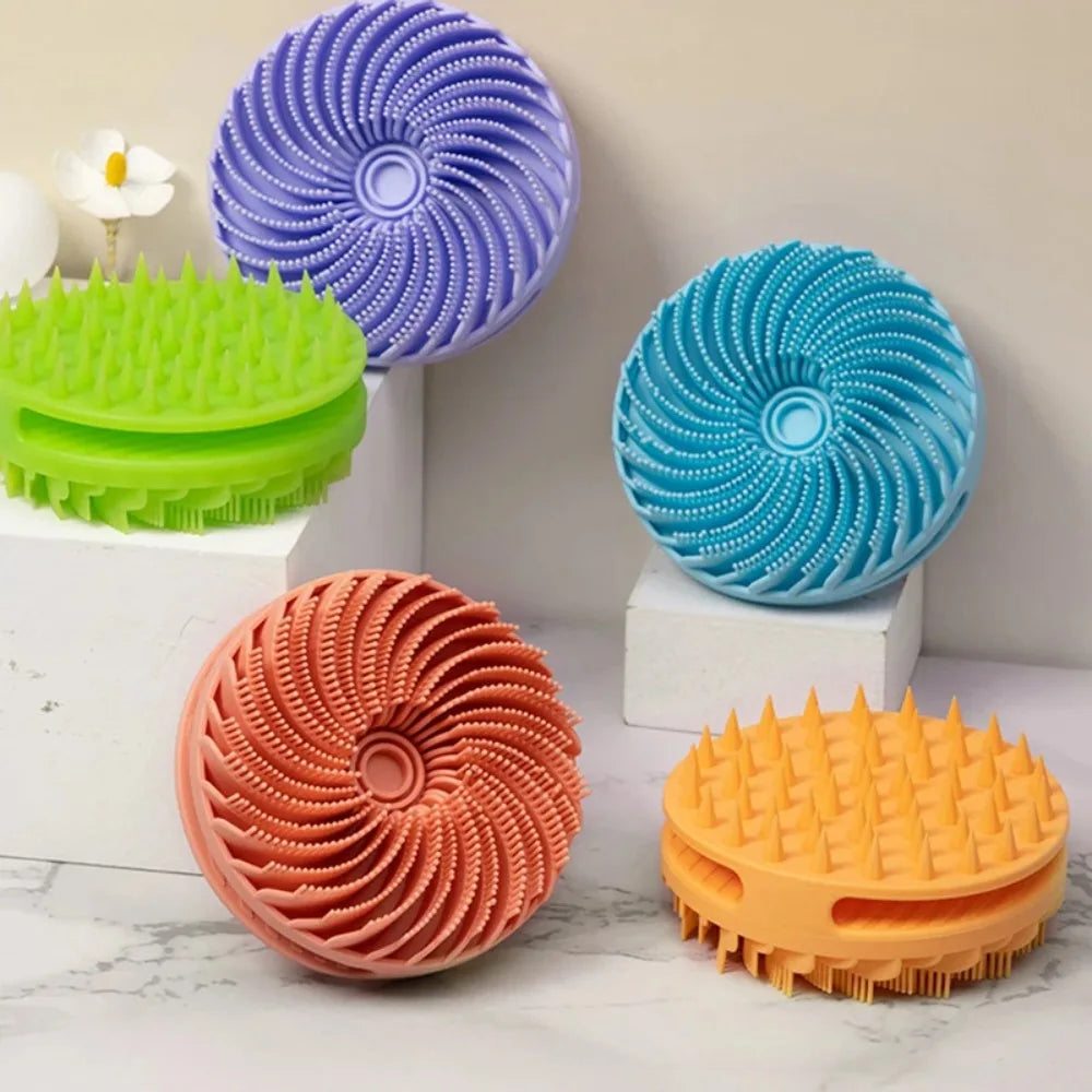 Soft Silicone Body Brush Scrubber Exfoliating Non-irritating Massage Body Wash Cleansing Bath Shower Brush Body Scrub Bath Tools