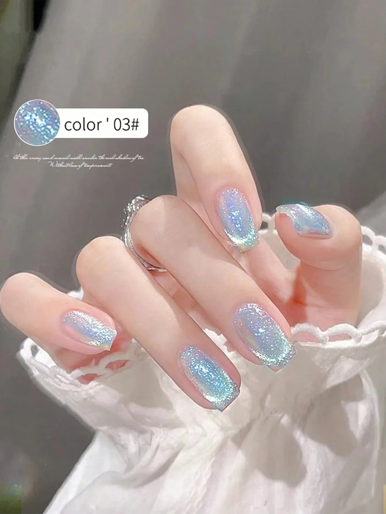 1/12pcs 10ml Cat Eye Nail Gel Polish With Broken Ice Effect And Diamond Crystal Shiny 2025 New Arrival Nail Salon Set