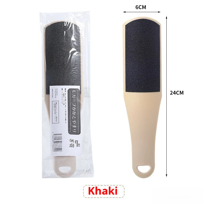 Double-sided Professional Curved Foot Scrub Board Dead Skin Removal Tool Foot Scraper Household Plastic Foot Scrubber  Foot Care